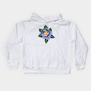 Girl In flower Kids Hoodie